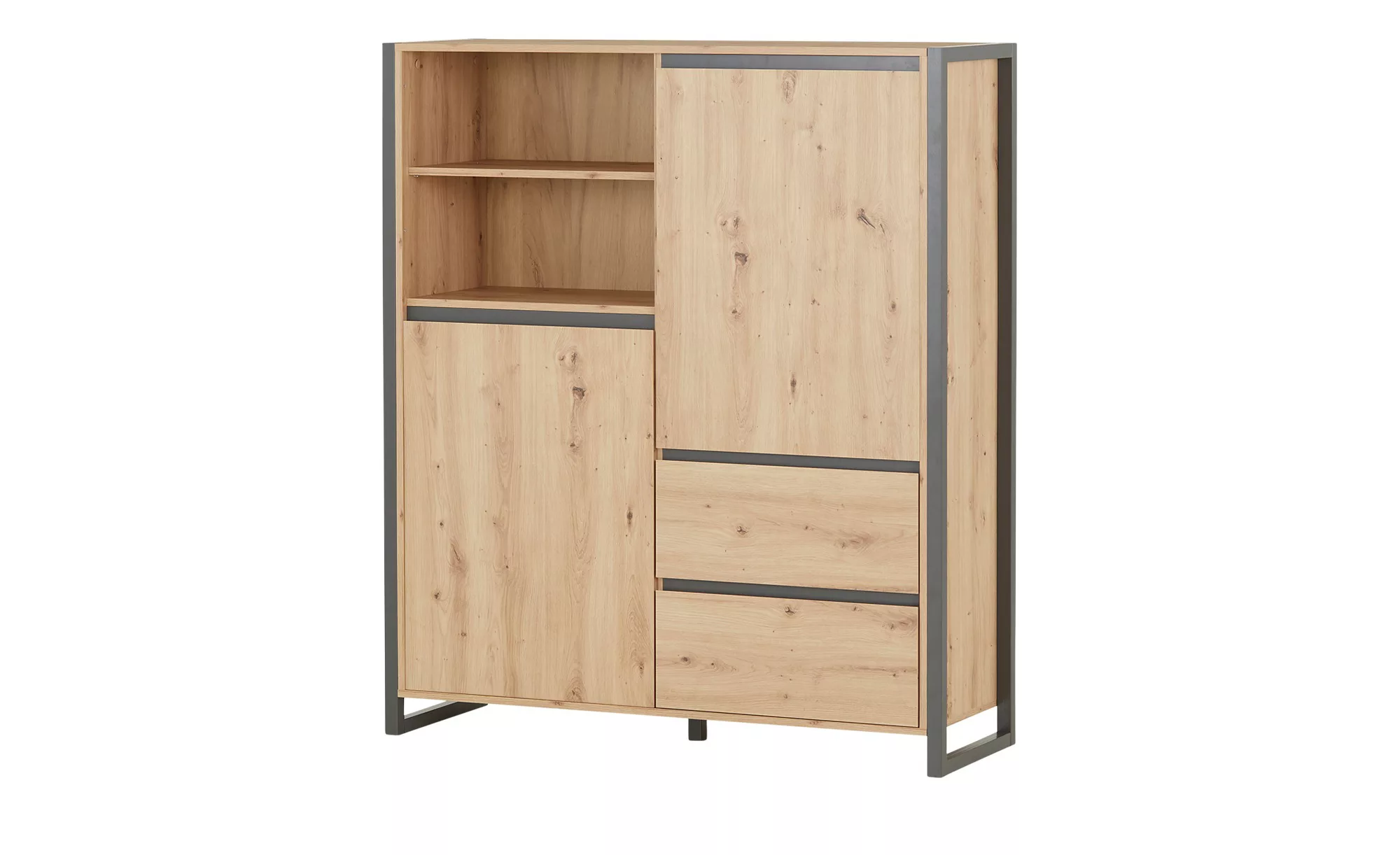 Highboard  Fiano ¦ holzfarben ¦ Maße (cm): B: 120 H: 140 T: 40.0 Kommoden & günstig online kaufen