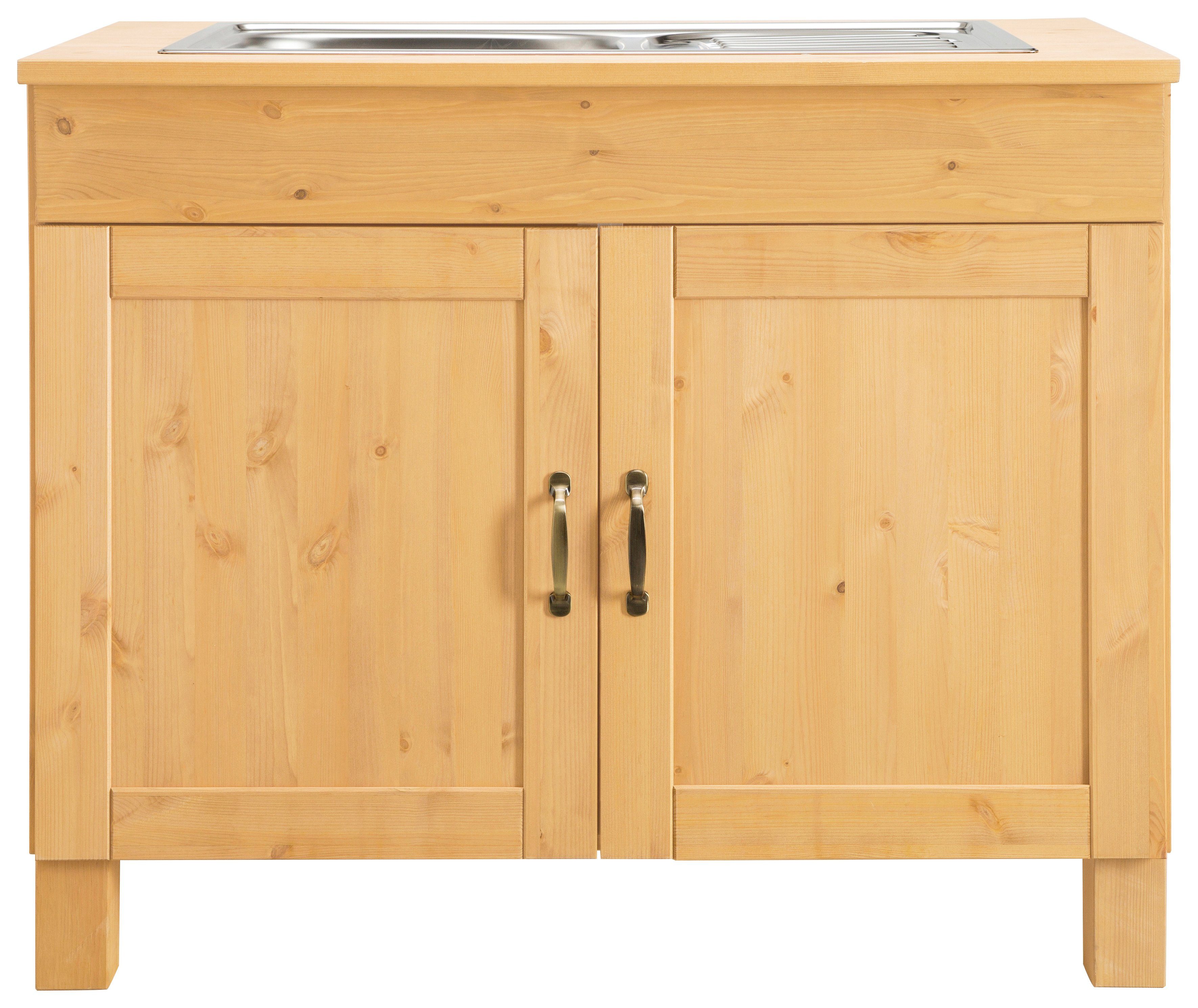 Home affaire Spülenschrank "Alby", Breite 100 cm, 1 Fach günstig online kaufen
