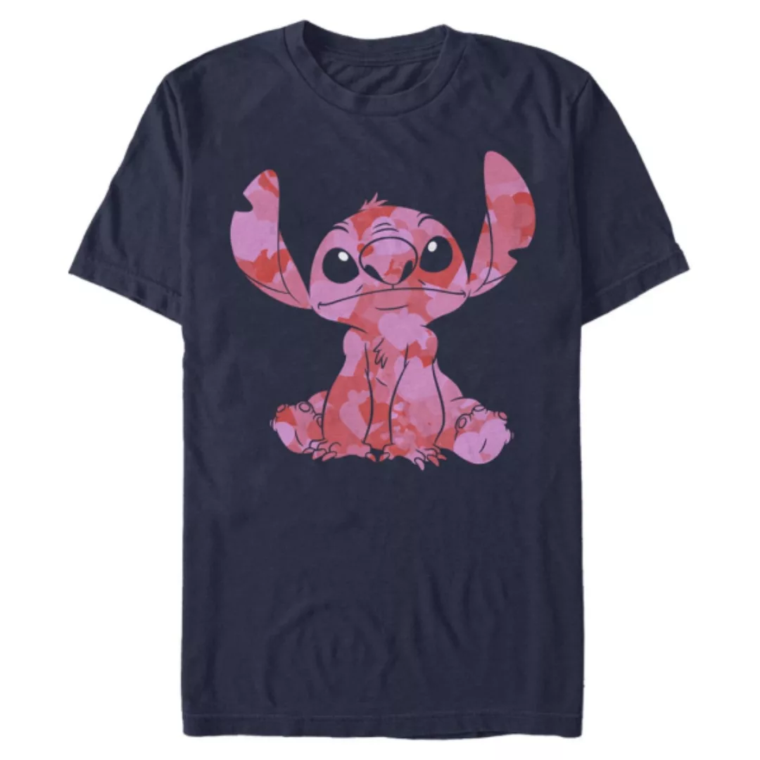 Disney Classics - Lilo & Stitch - Stitch Heart Fill - Männer T-Shirt günstig online kaufen