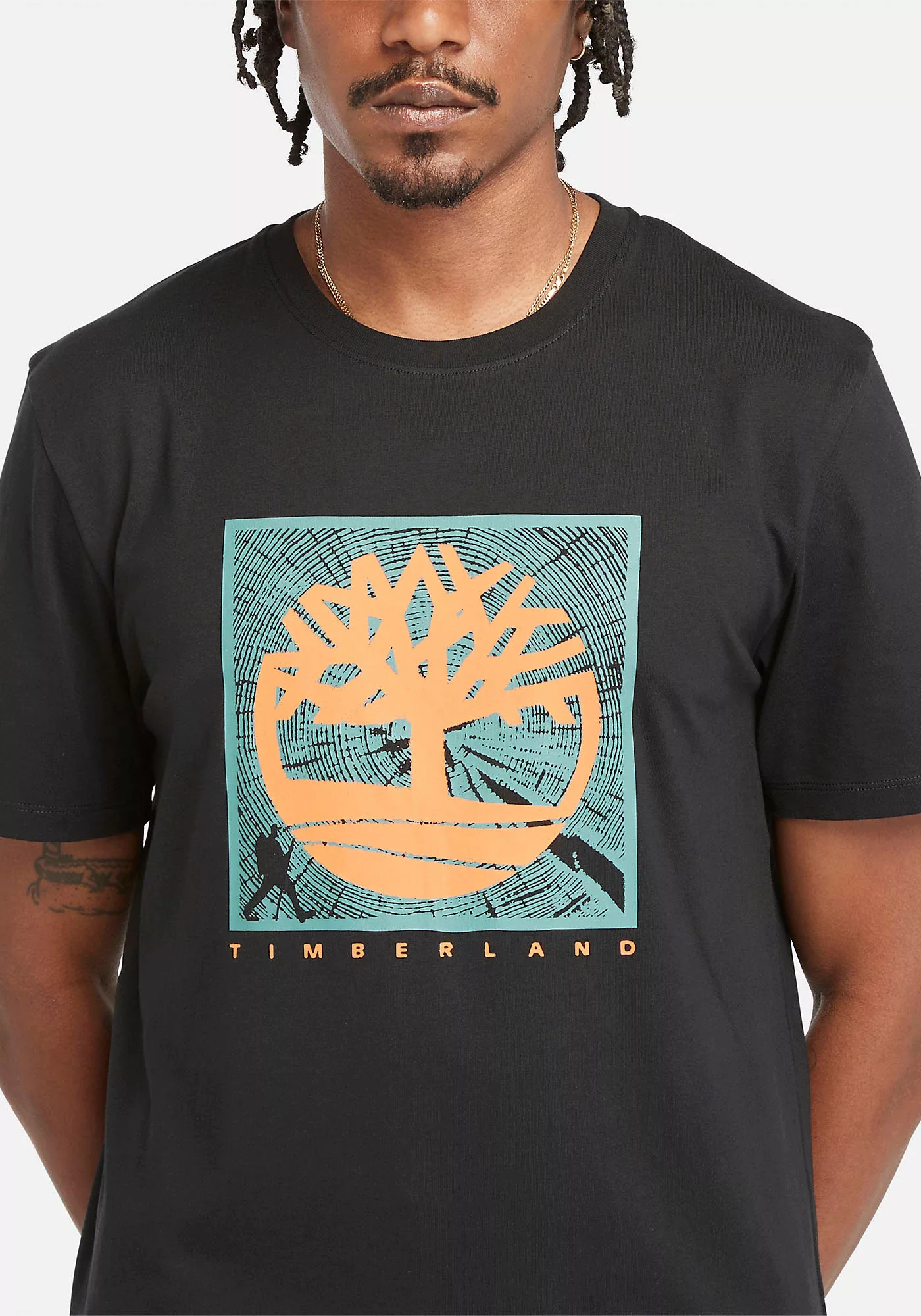 Timberland T-Shirt "Short Sleeve Front Graphic Tee", in großen Größen günstig online kaufen