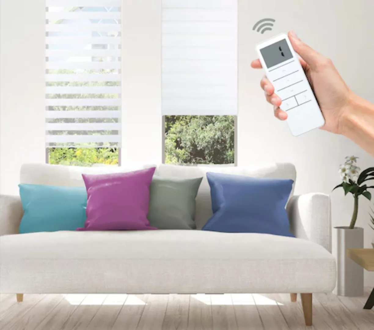 Good Life Elektrisches Rollo »Aline - SMART HOME«, Lichtschutz, ohne Bohren günstig online kaufen