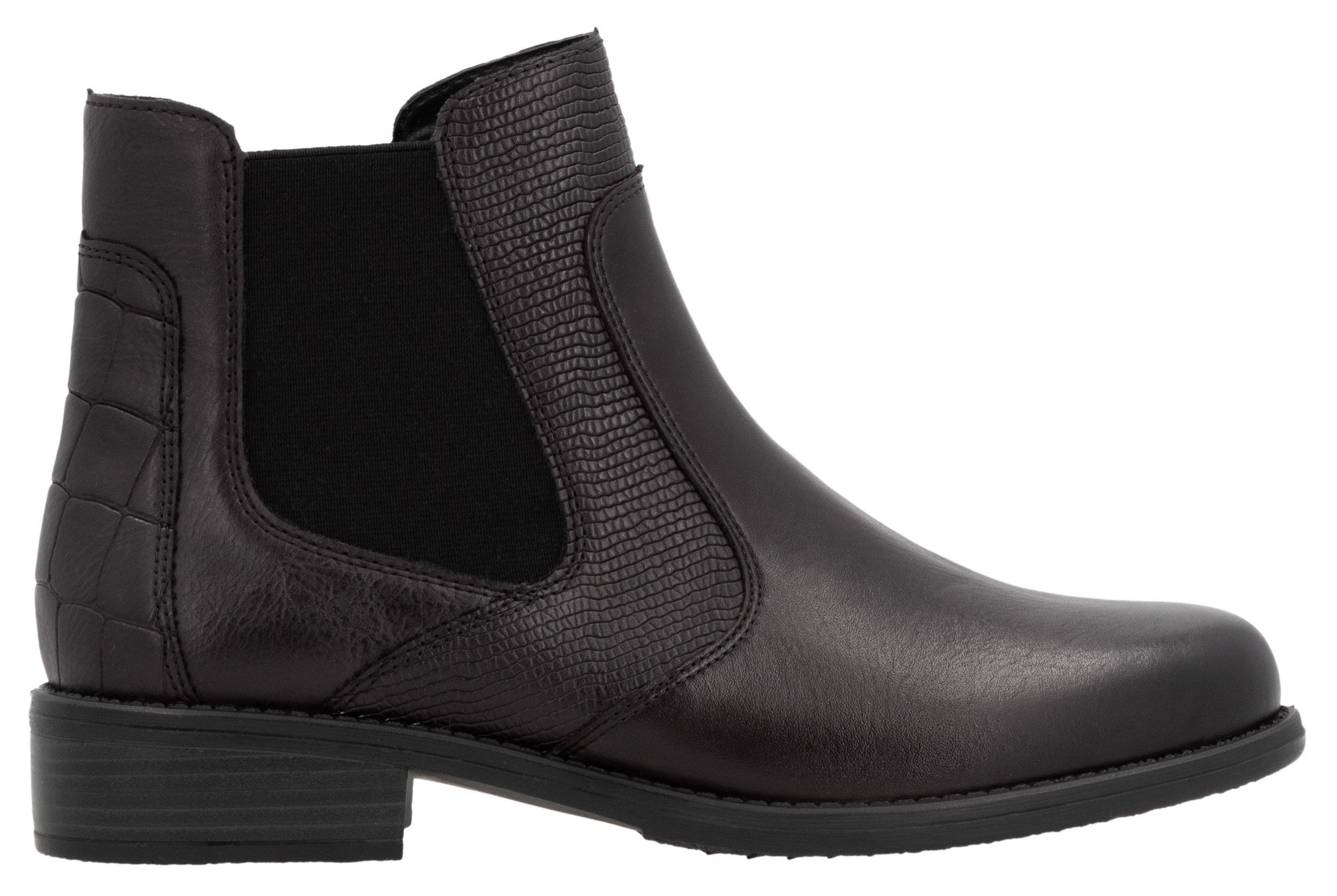 Remonte Chelseaboots, Blockabsatz, Stiefelette, Businesschuh, Besätze günstig online kaufen