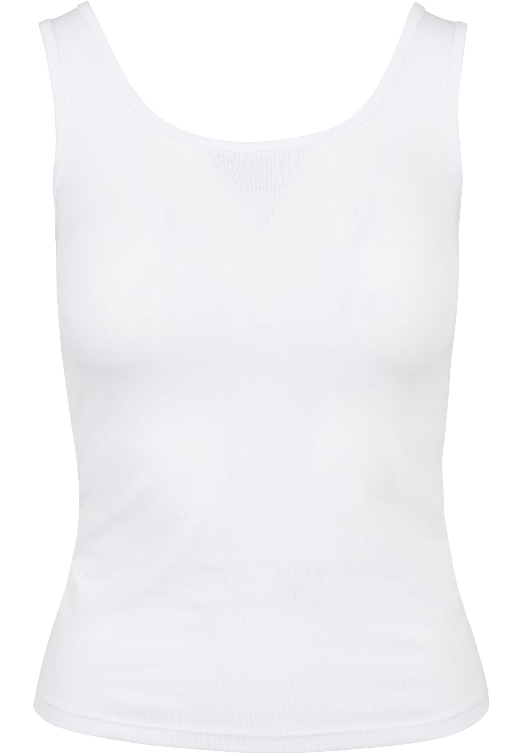 URBAN CLASSICS Muskelshirt "Urban Classics Damen Ladies 2-Pack Basic Stretc günstig online kaufen