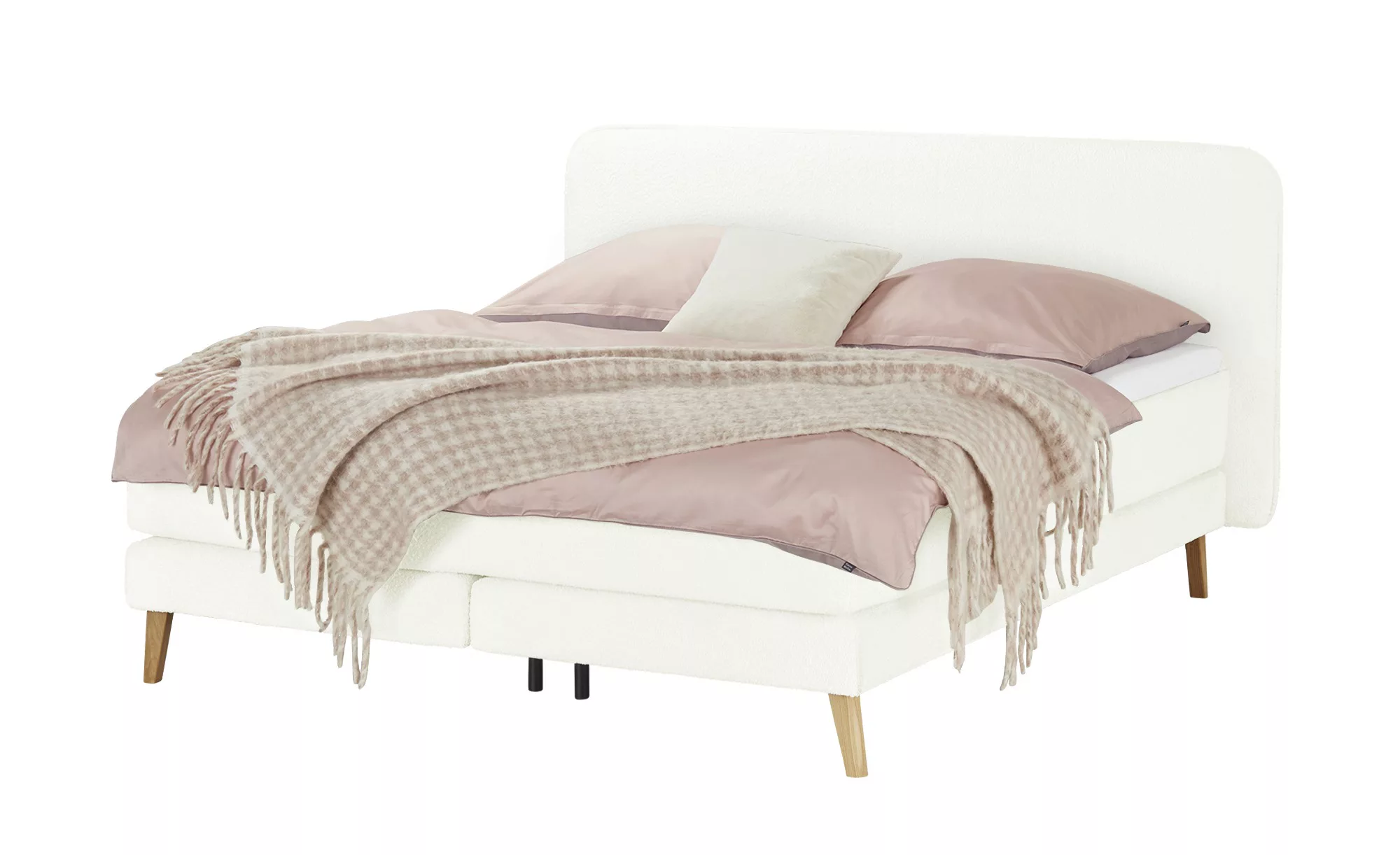 Boxspringbett  Stoke ¦ creme ¦ Maße (cm): B: 167 H: 111 Betten > Einzelbett günstig online kaufen