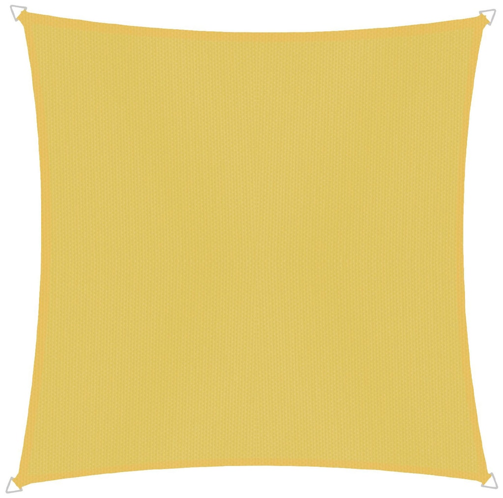Windhager Sonnensegel "Cannes Quadrat", 5x5m, gelb günstig online kaufen