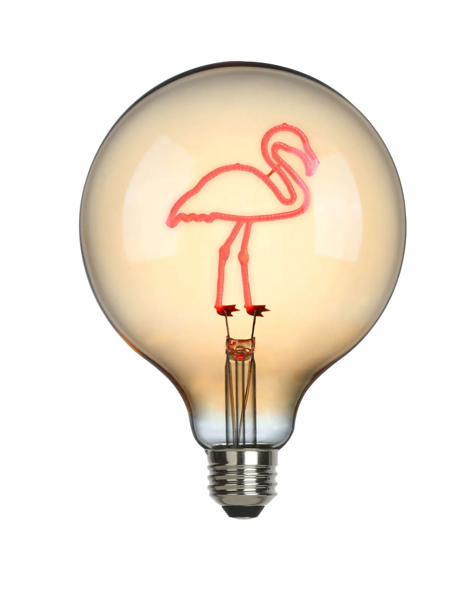 Sompex Flamingo Rosa LED Filament Leuchtmittel E27 günstig online kaufen