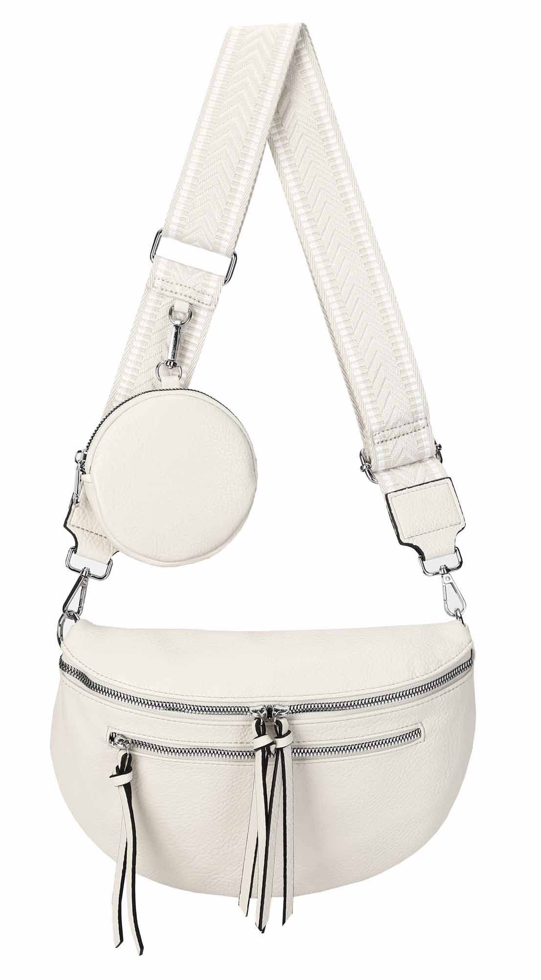 ITALYSHOP24 Bauchtasche Damen Gürteltasche Hüfttasche Bodybag günstig online kaufen