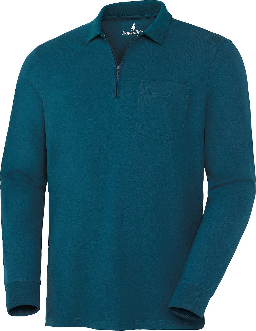 Jacques Britt Langarm-Poloshirt Superweich mit hohem günstig online kaufen