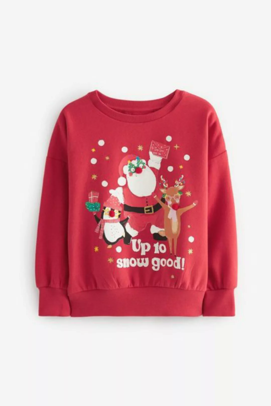 Next Sweatshirt Sweatshirt mit weihnachtlichem Motiv (1-tlg) günstig online kaufen