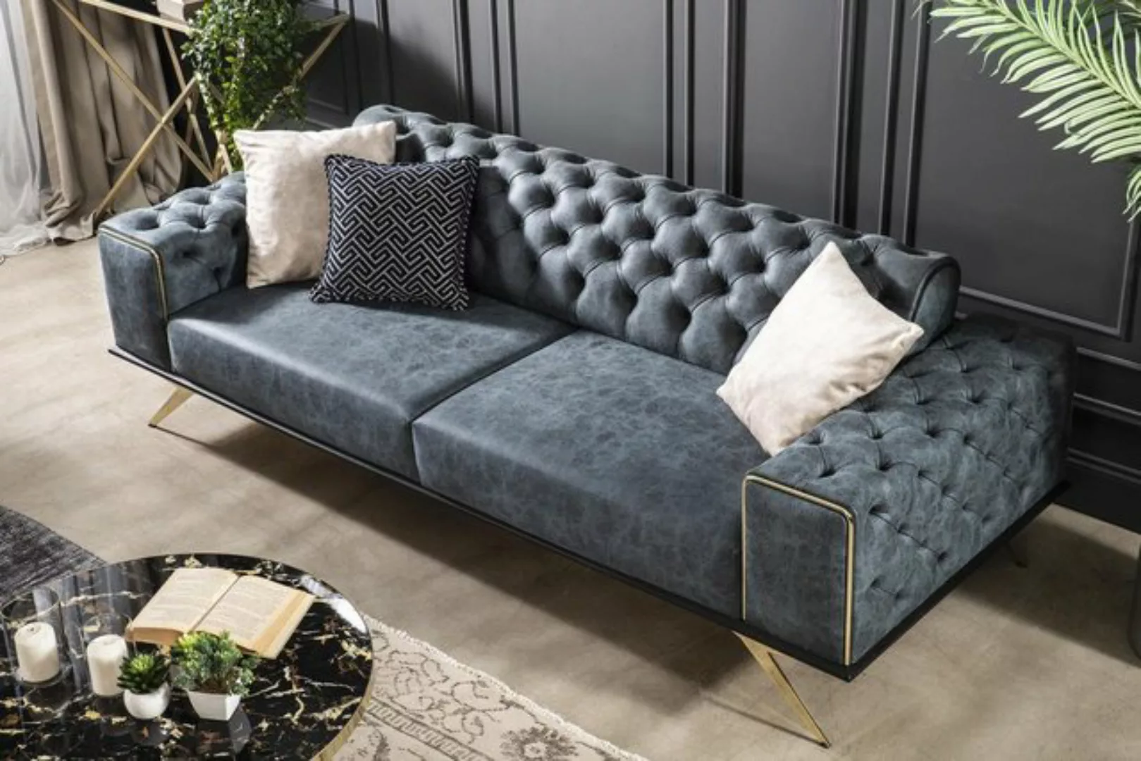 Villa Möbel Sofa Mars, 1 Stk. 3-Sitzer, Quality Made in Turkey, Luxus-Micro günstig online kaufen