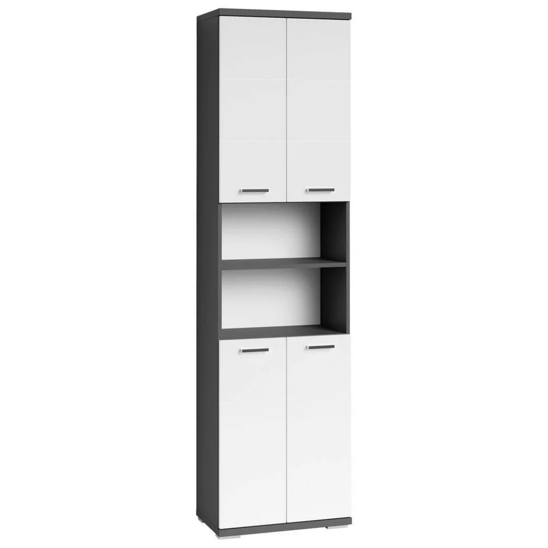 byLIVING Hochschrank "Nebraska", Breite 50 cm, Badezimmerschrank mit Metall günstig online kaufen