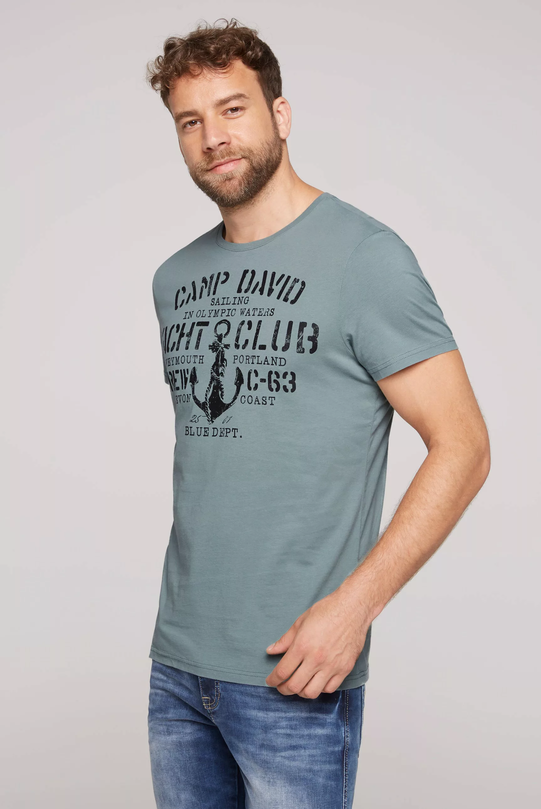 CAMP DAVID Rundhalsshirt, aus Baumwolle günstig online kaufen