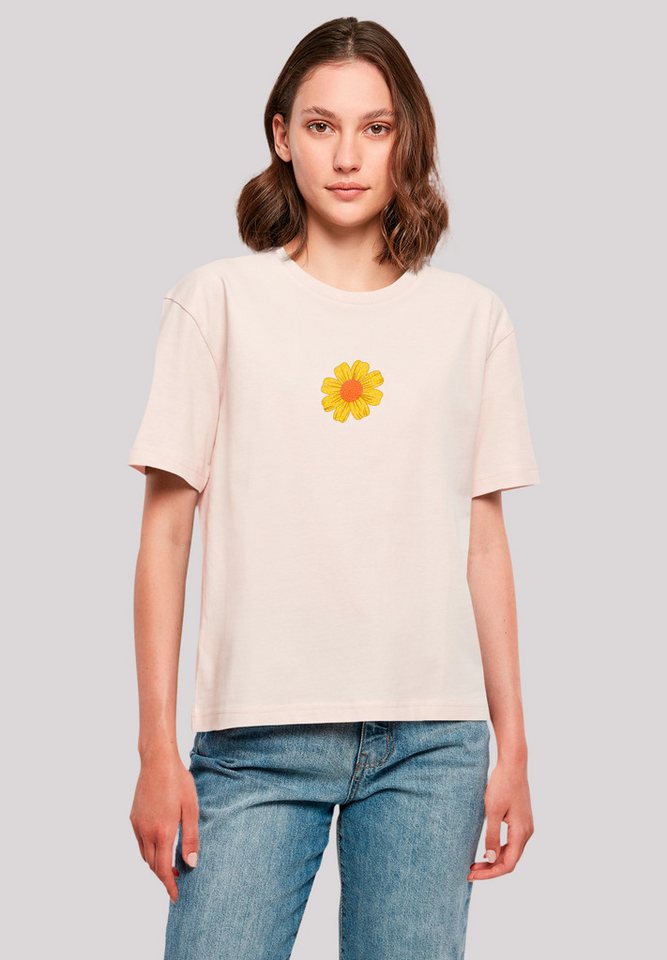 emoji couture T-Shirt Golden diamonds flower orange center Premium Qualität günstig online kaufen