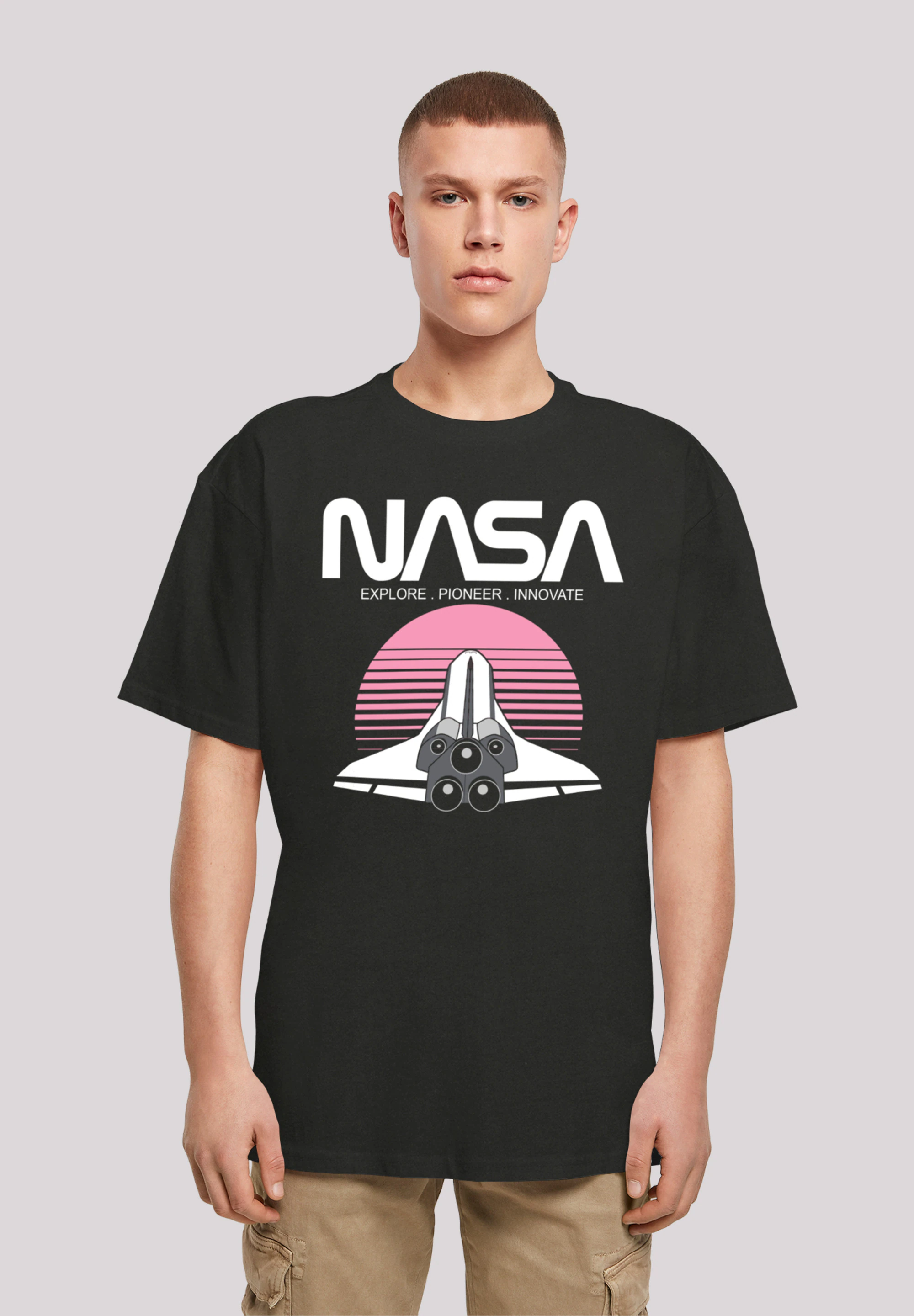 F4NT4STIC T-Shirt "NASA Space Shuttle Sunset", Print günstig online kaufen