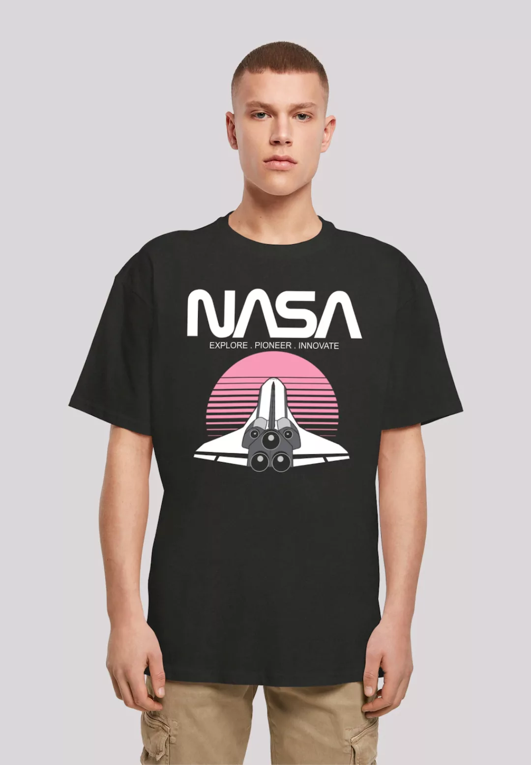 F4NT4STIC T-Shirt "NASA Space Shuttle Sunset", Print günstig online kaufen