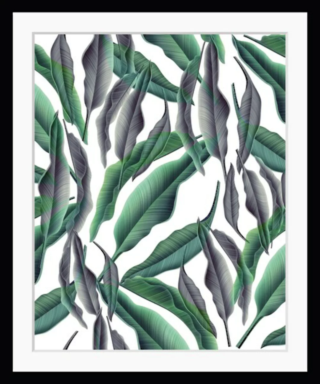 queence Bild »Julia«, Blätter-Pflanzen-Pflanzenbilder-Kunst, HD Premium Pos günstig online kaufen