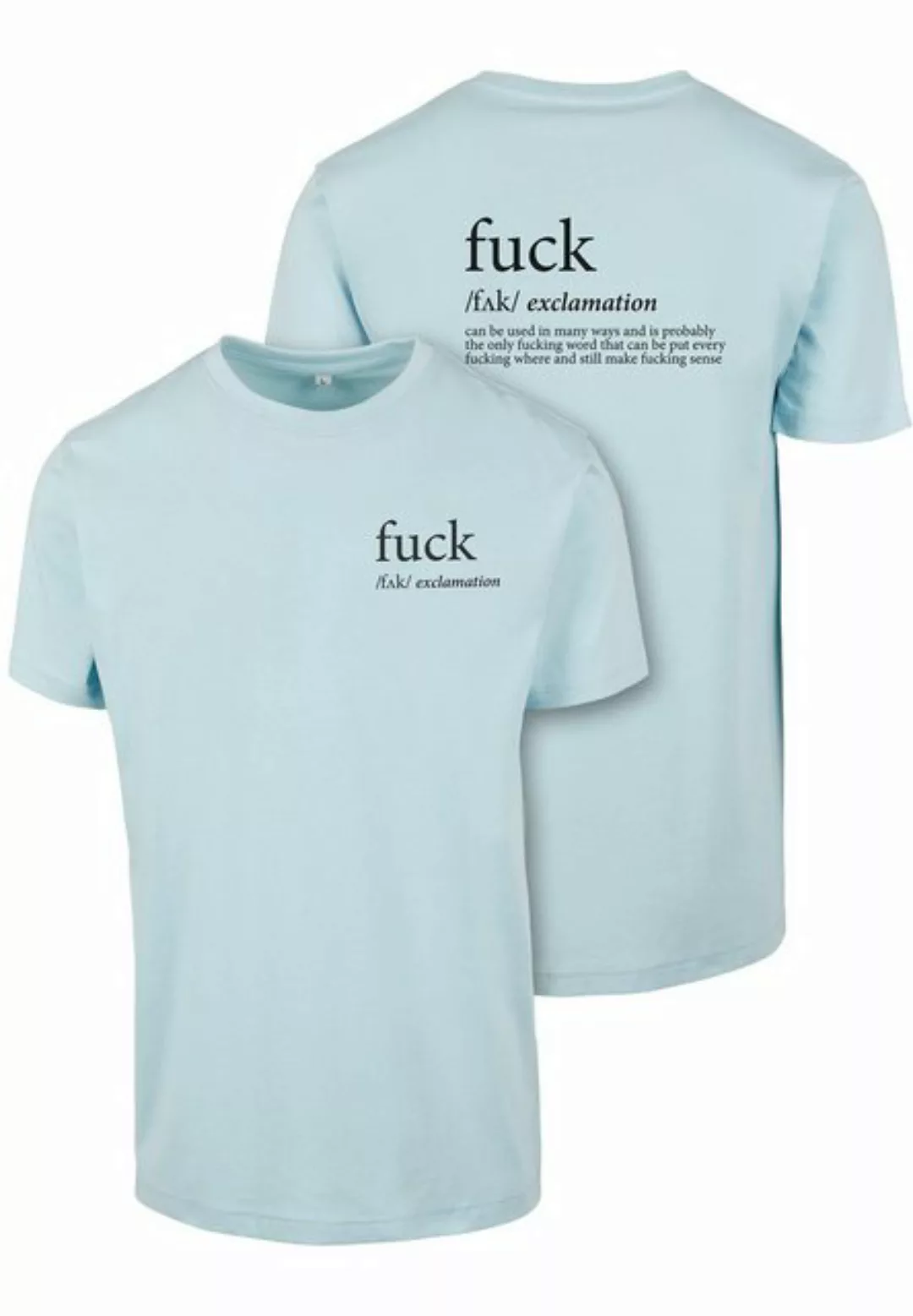 MisterTee T-Shirt MisterTee Herren FCK Tee (1-tlg) günstig online kaufen