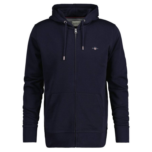 Gant Kapuzensweatjacke "REG SHIELD FULL ZIP HOODIE", mit Logostickerei auf günstig online kaufen