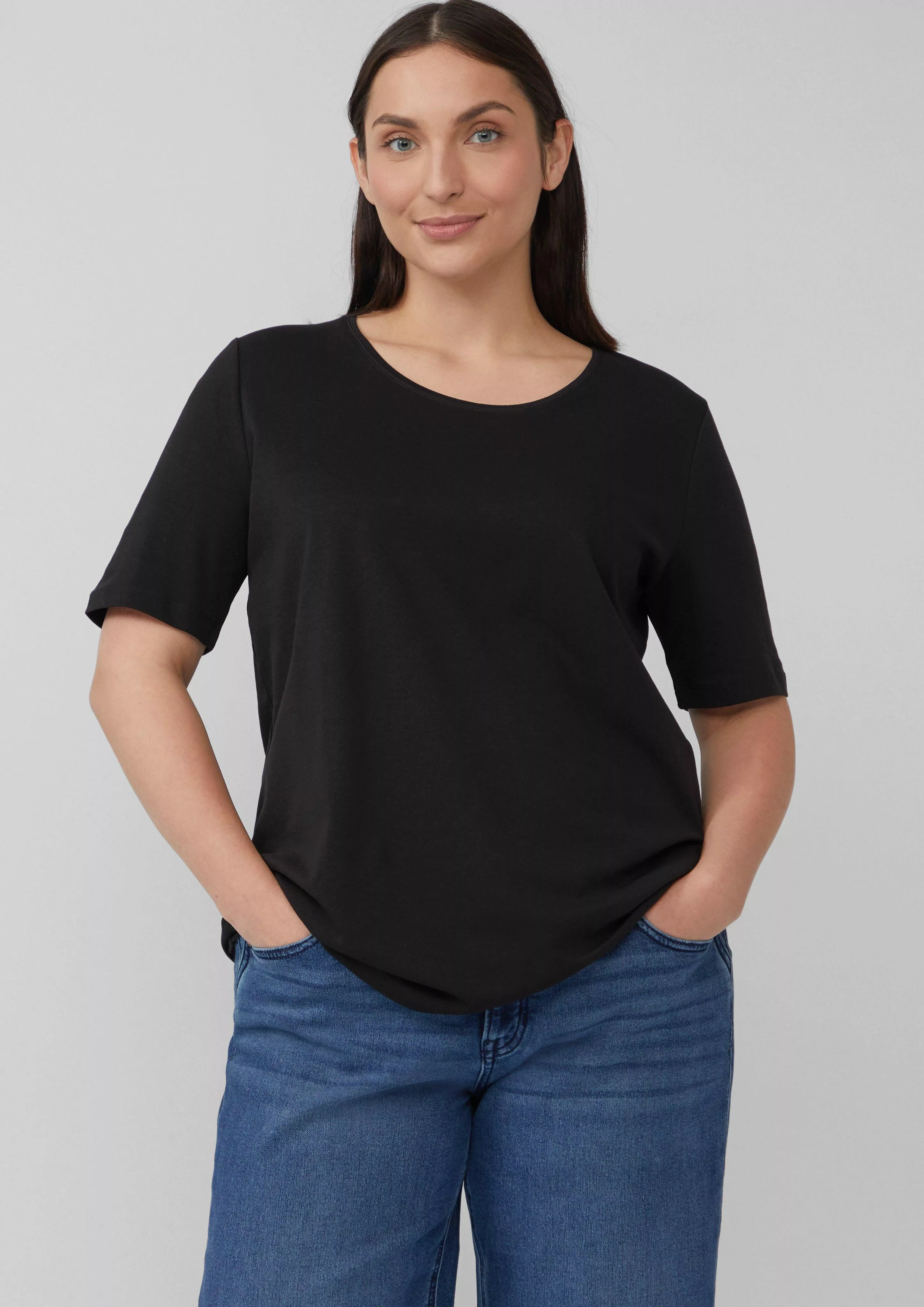 s.Oliver Kurzarmshirt T-Shirt im Slim Fit günstig online kaufen