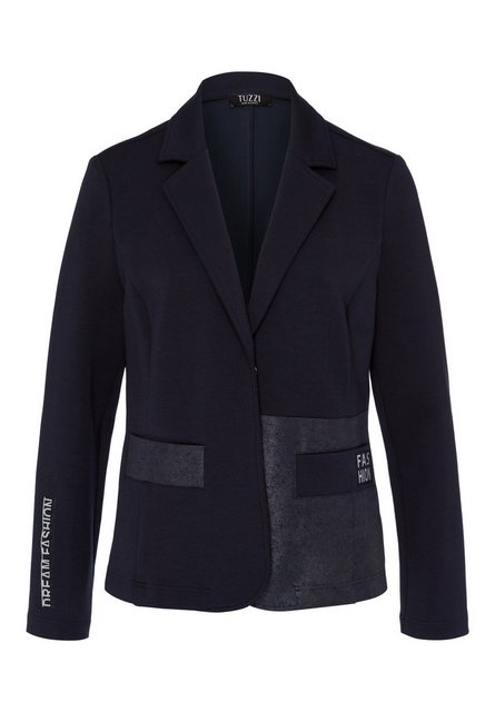 TUZZI Jackenblazer mit Kunstleder-Details günstig online kaufen