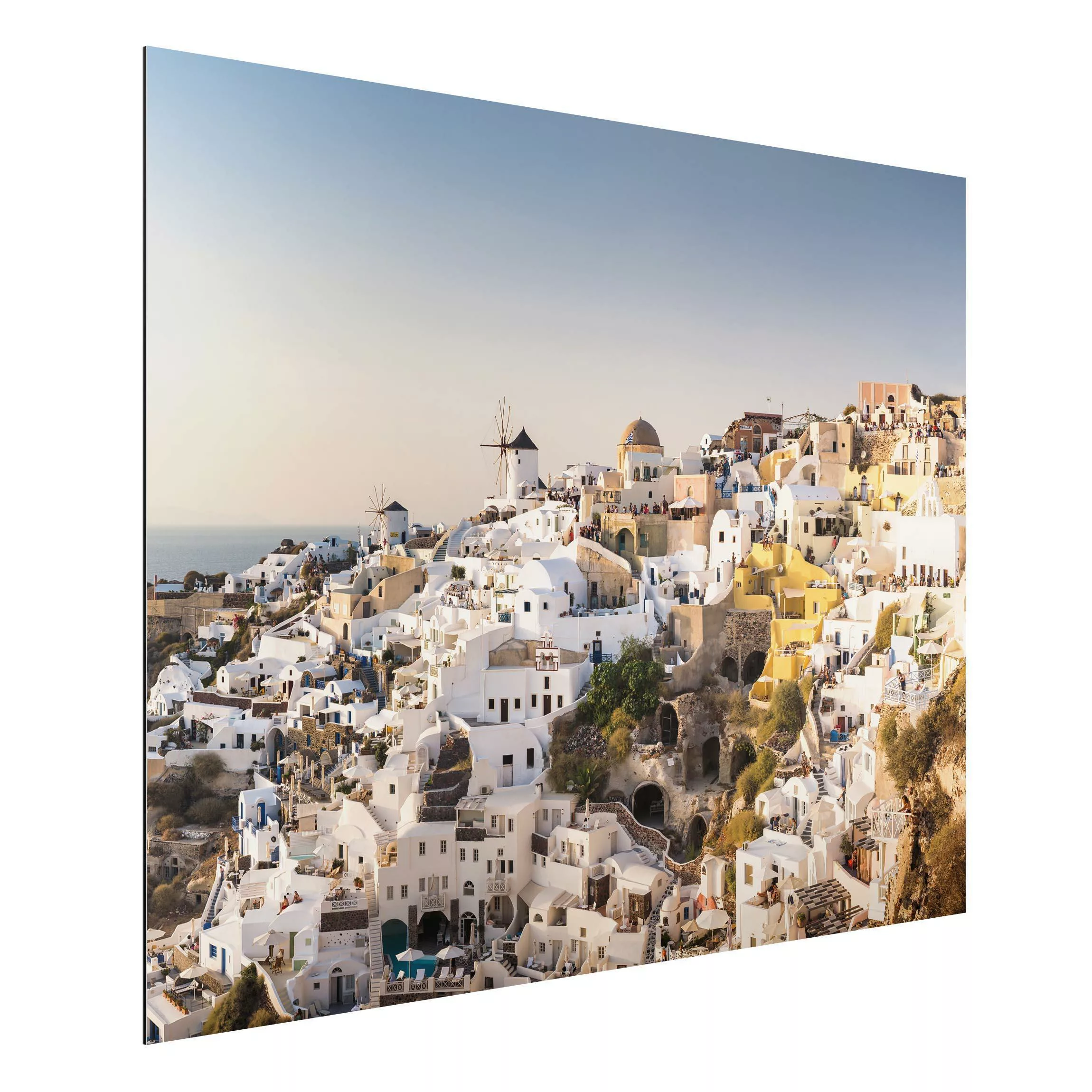 Alu-Dibond Bild Oia Panorama günstig online kaufen