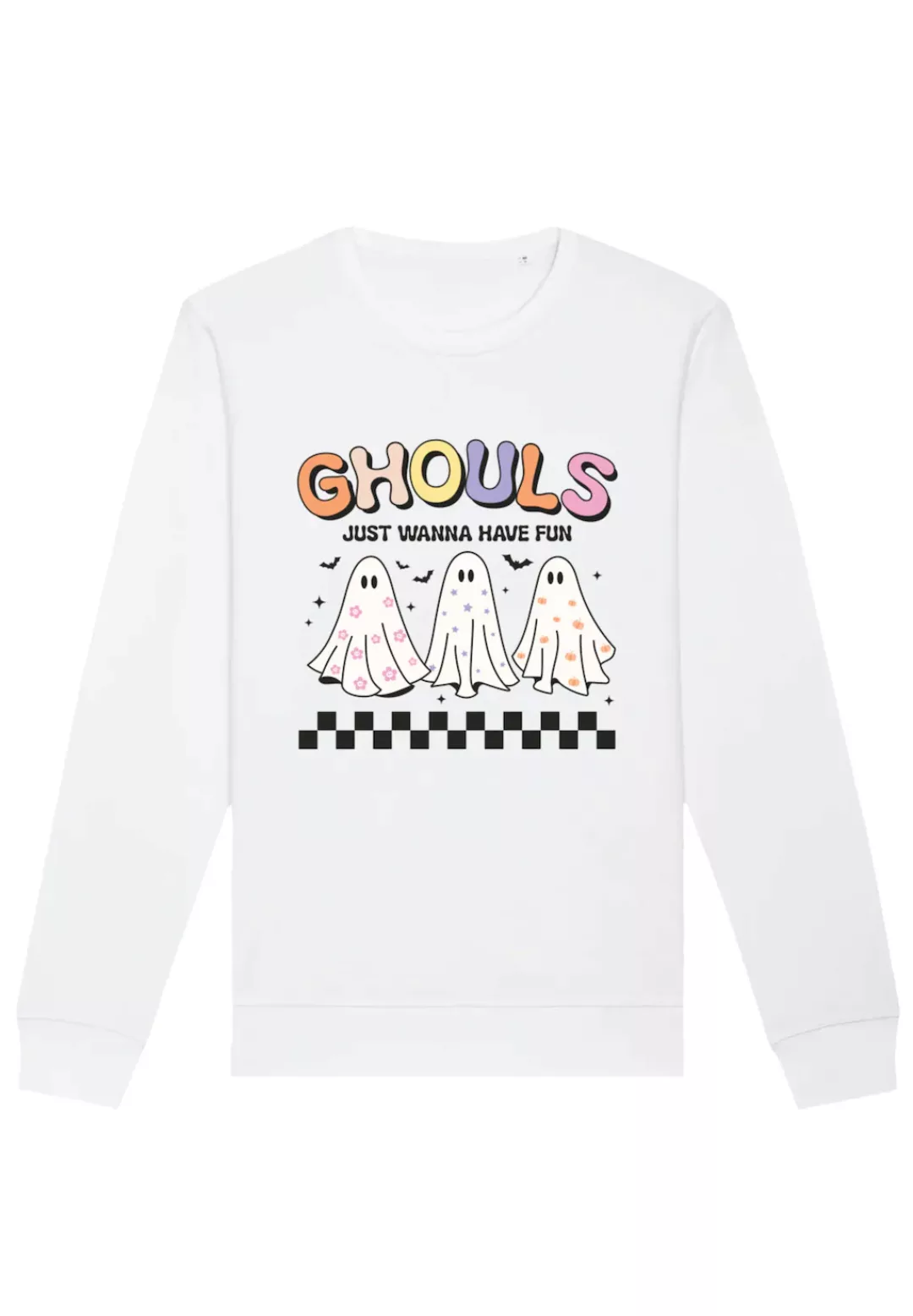 F4NT4STIC Sweatshirt "Retro Halloween Ghouls just wanna have fun", Premium günstig online kaufen