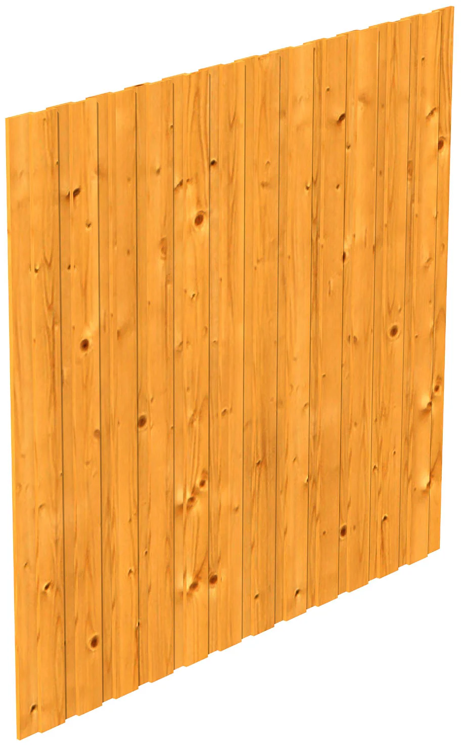 Skan Holz Seitenwand Deckelschalung 230 x 220 cm Fichte Nussbaum günstig online kaufen