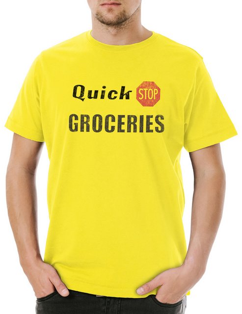 Urban Backwoods Print-Shirt Quick Stop Groceries Herren T-Shirt Grocery Zei günstig online kaufen