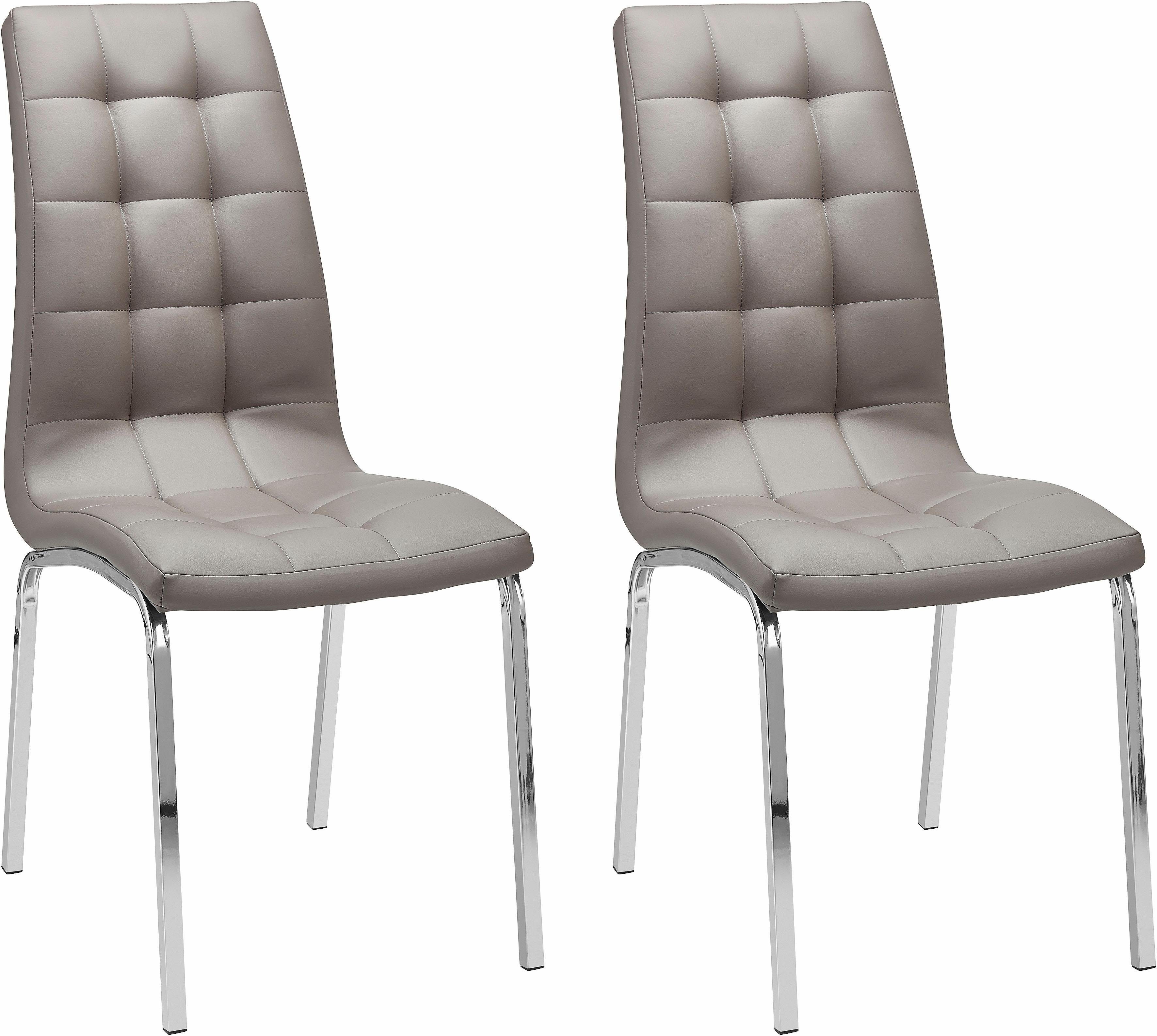 INOSIGN 4-Fußstuhl "Lila", (Set), 2 St., Kunstleder, (2 Stück) Bezug in Kun günstig online kaufen
