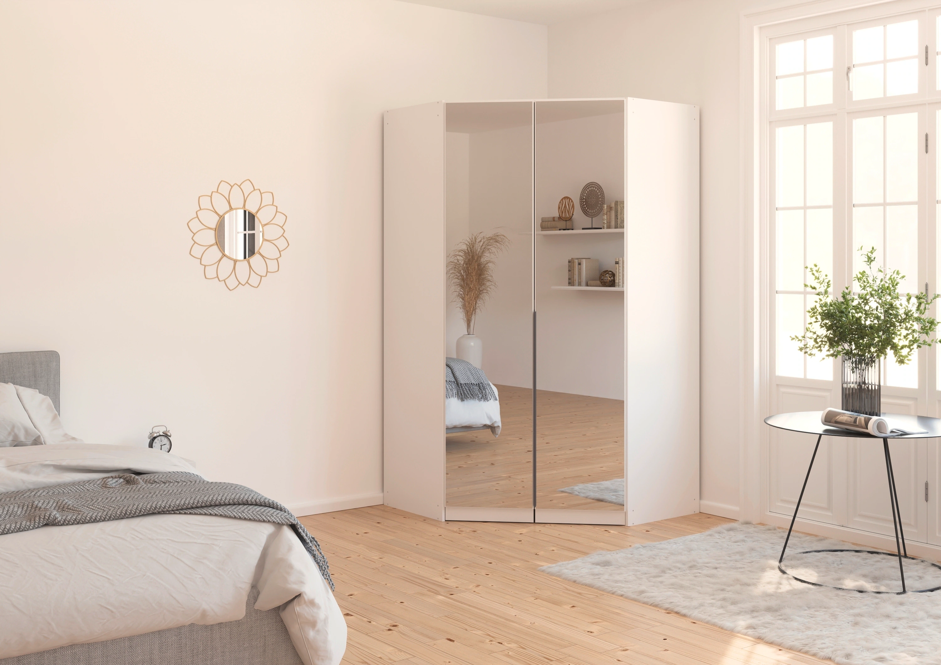 rauch Eckkleiderschrank "Kleiderschrank Schrank Ankleidezimmer Schlafzimmer günstig online kaufen