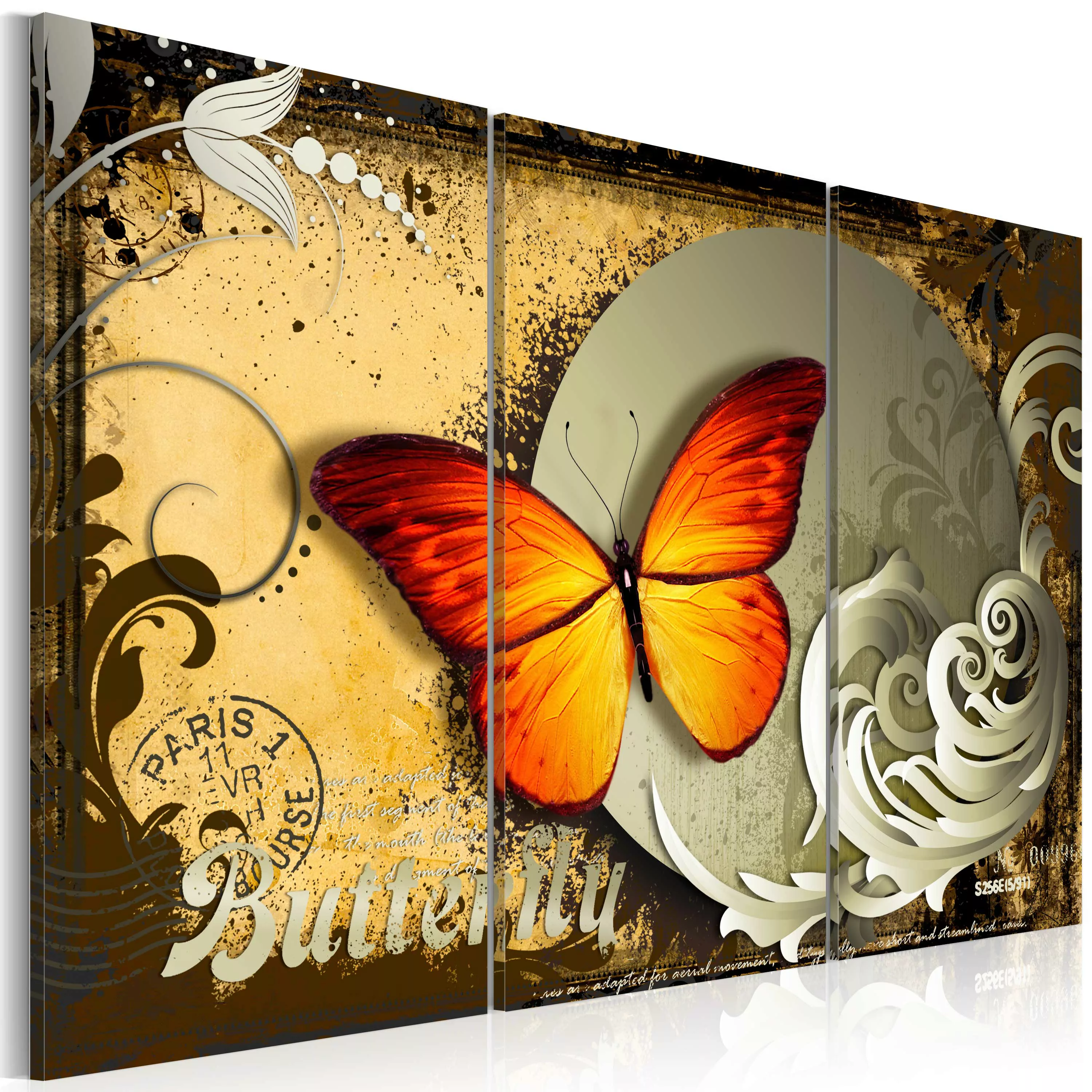 Wandbild - Flight of a butterfly günstig online kaufen