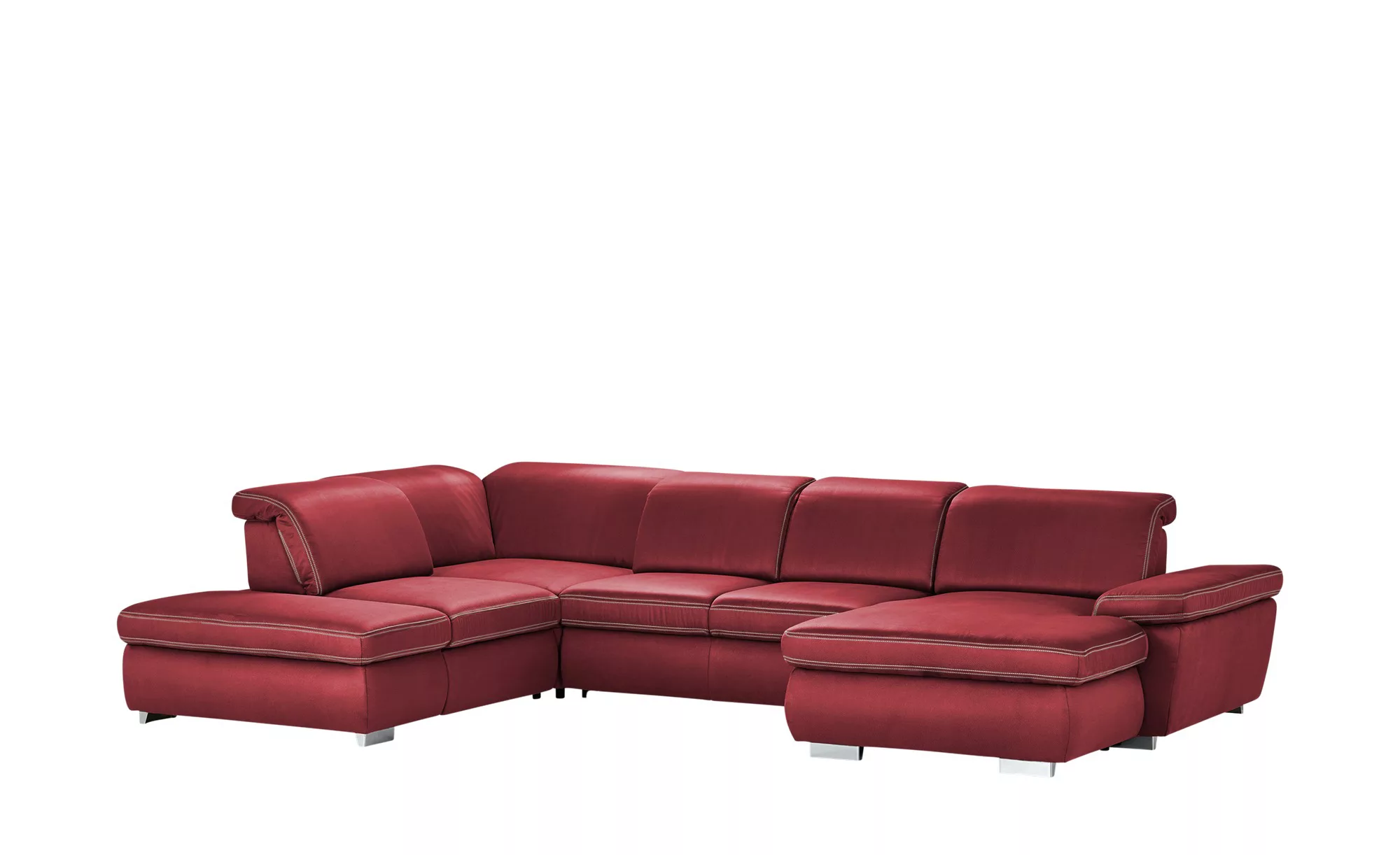 Lounge Collection Wohnlandschaft  mit verschiedenen Funktionen Amanda ¦ rot günstig online kaufen