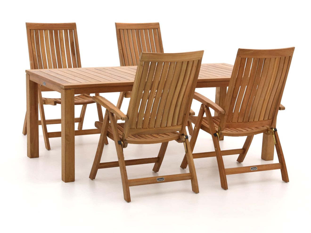 Sunyard Oxford 200 cm Gartenmöbel-Set 5-teilig verstellbar günstig online kaufen