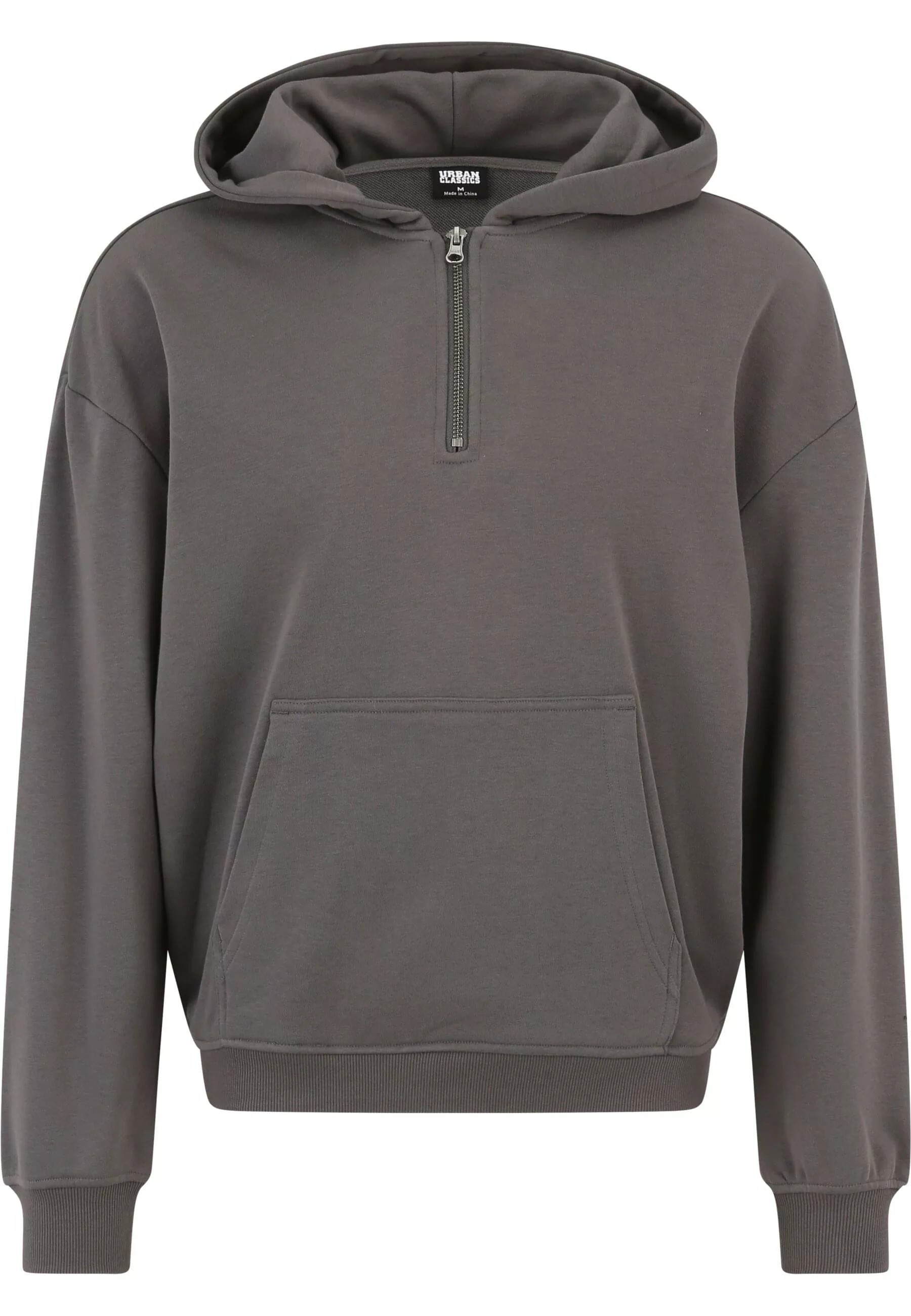 URBAN CLASSICS Sweatjacke "Urban Classics Herren Boxy Zip Hoody" günstig online kaufen