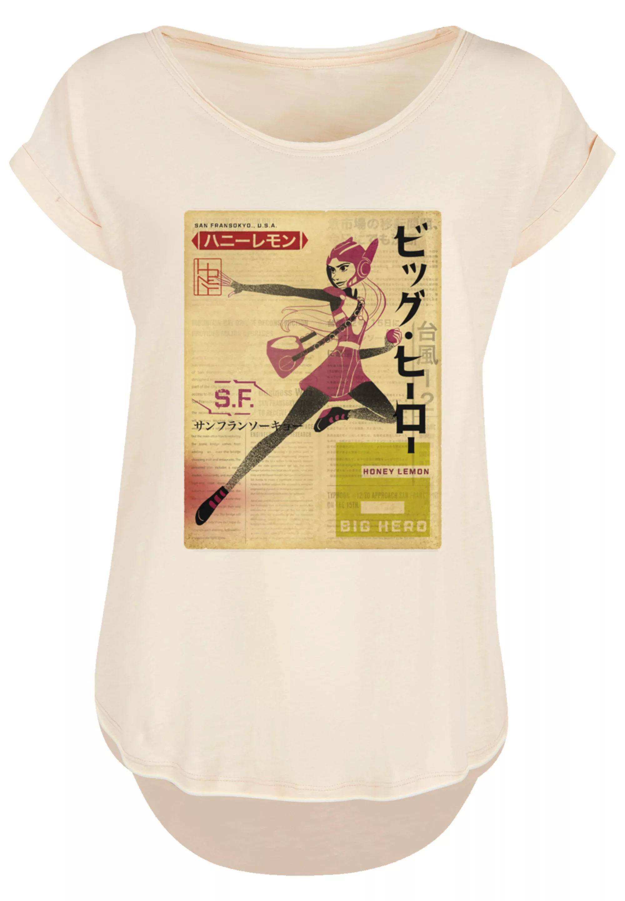 F4NT4STIC T-Shirt "Big Hero 6 Honey Lemon Newspaper", Premium Qualität günstig online kaufen