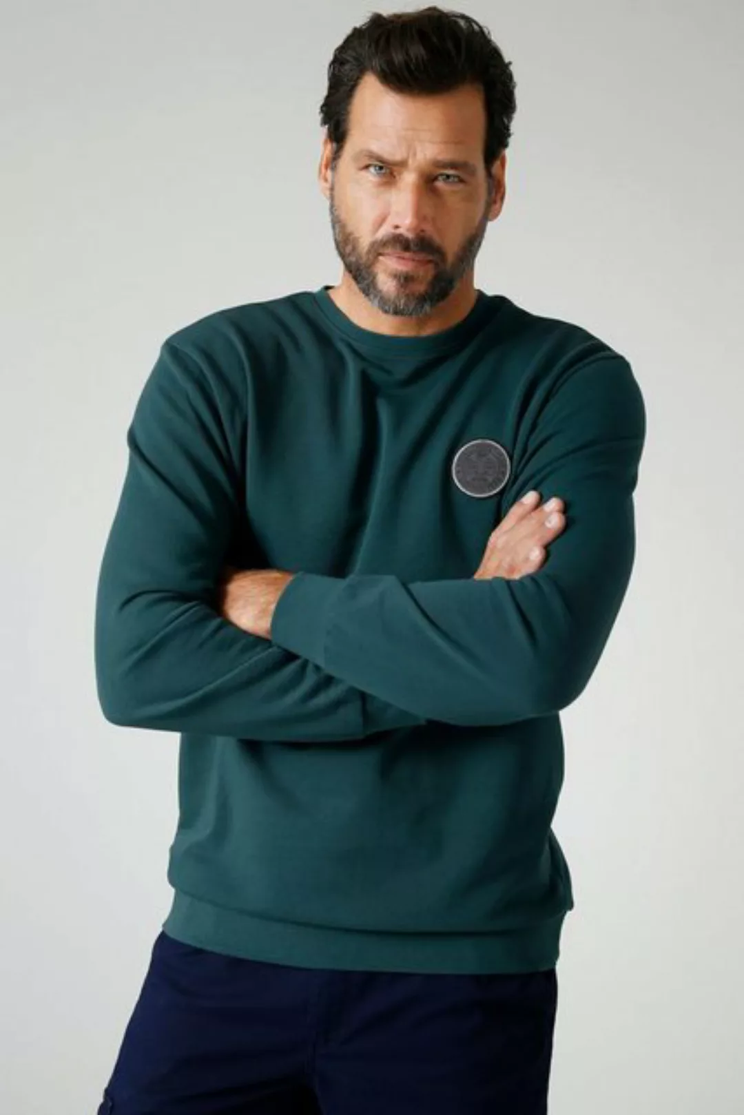 Boston Park Sweatshirt Sweatshirt aus reiner Baumwolle günstig online kaufen