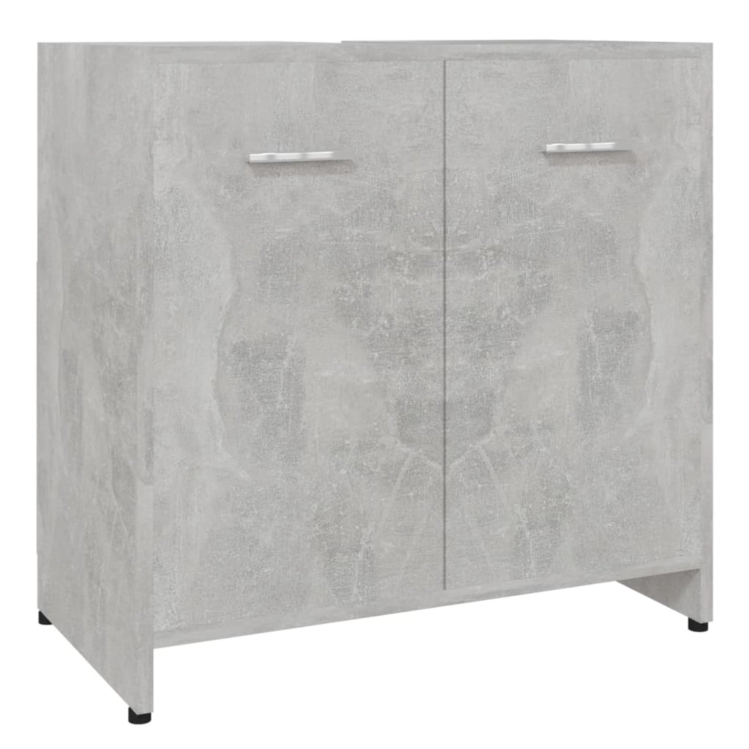 vidaXL Badezimmerschrank Betongrau 60x33x61 cm Holzwerkstoff Modell 1 günstig online kaufen