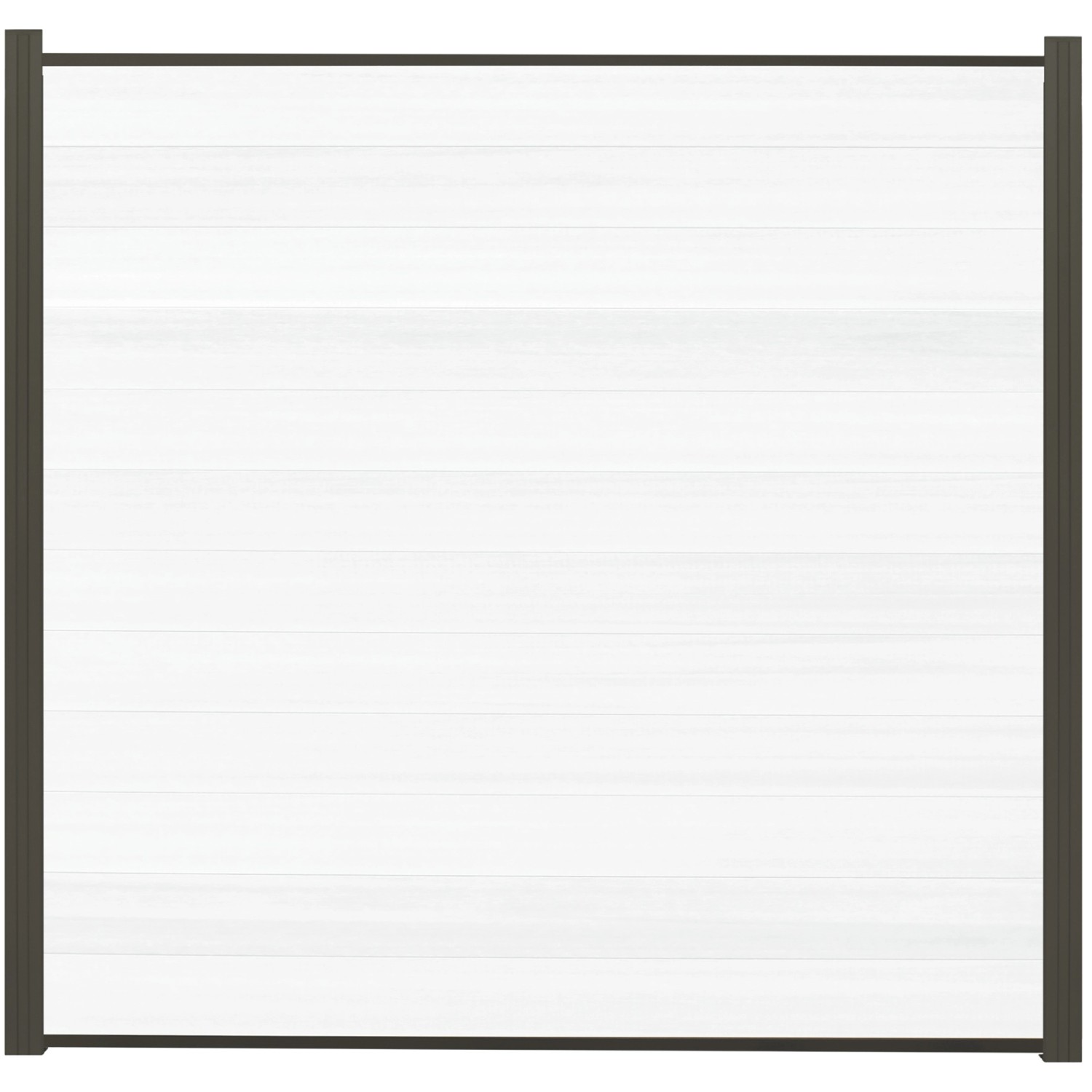 T & J Elskop-Serie Zaunset WPC-Steckzaunsystem Weiß 179 x 176 cm günstig online kaufen