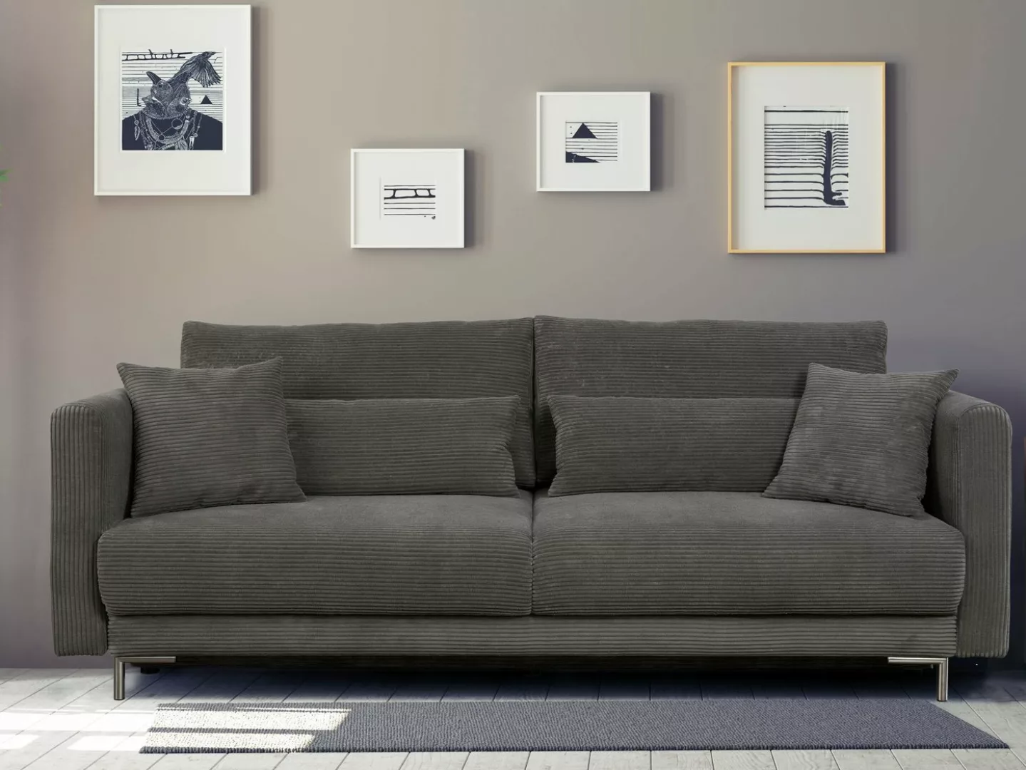 Möbel für Dich Schlafsofa Premium Cord Sofa Rico, mit Kaltschaumpolsterung günstig online kaufen