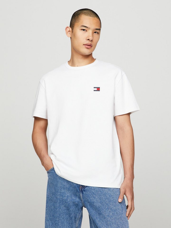 Tommy Jeans T-Shirt TJM REG BADGE TEE EXT mit Rundhalsausschnitt günstig online kaufen