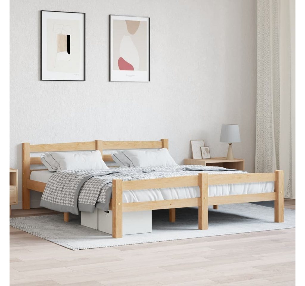 furnicato Bett Massivholzbett Kiefer 120x200 cm günstig online kaufen