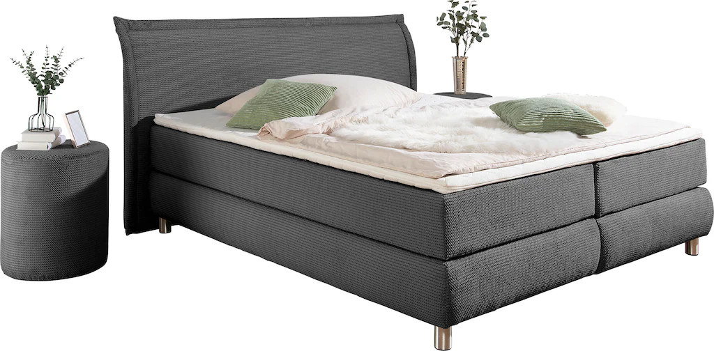 INOSIGN Boxspringbett »"Coloma" erhältlich in H2, H3 oder H4 inkl. Topper«, günstig online kaufen