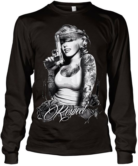 Marilyn Monroe Longsleeve Respect Long Sleeve Tee günstig online kaufen