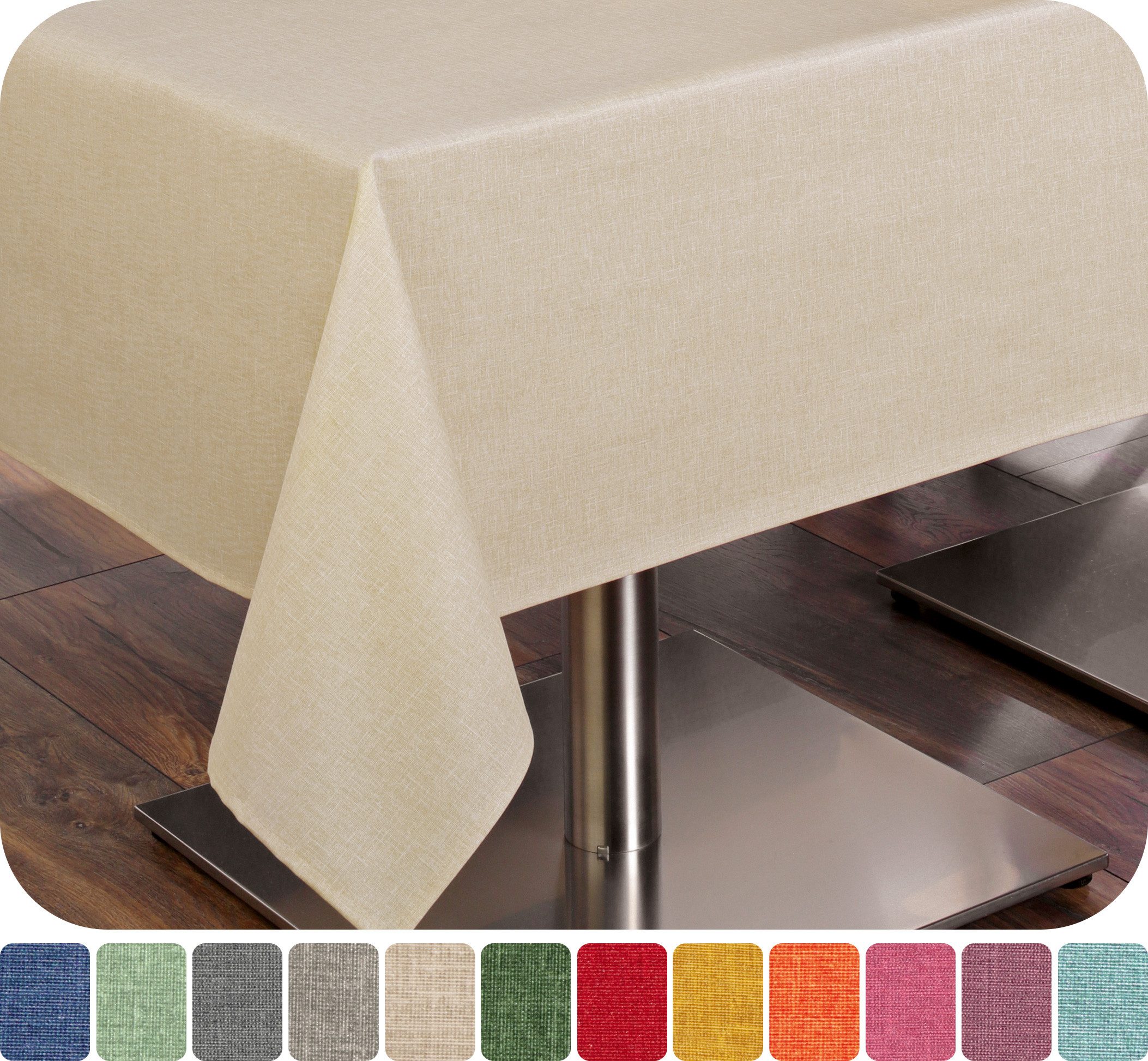 Beautex Tischdecke Tischdecke Tischläufer Leinen Struktur günstig online kaufen