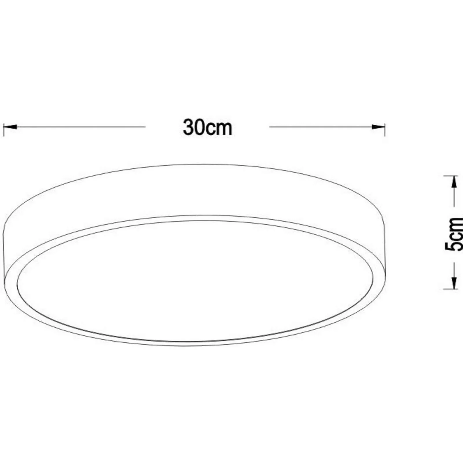 LED Deckenleuchte Unar in Gold-matt 18W 1260lm 300mm günstig online kaufen