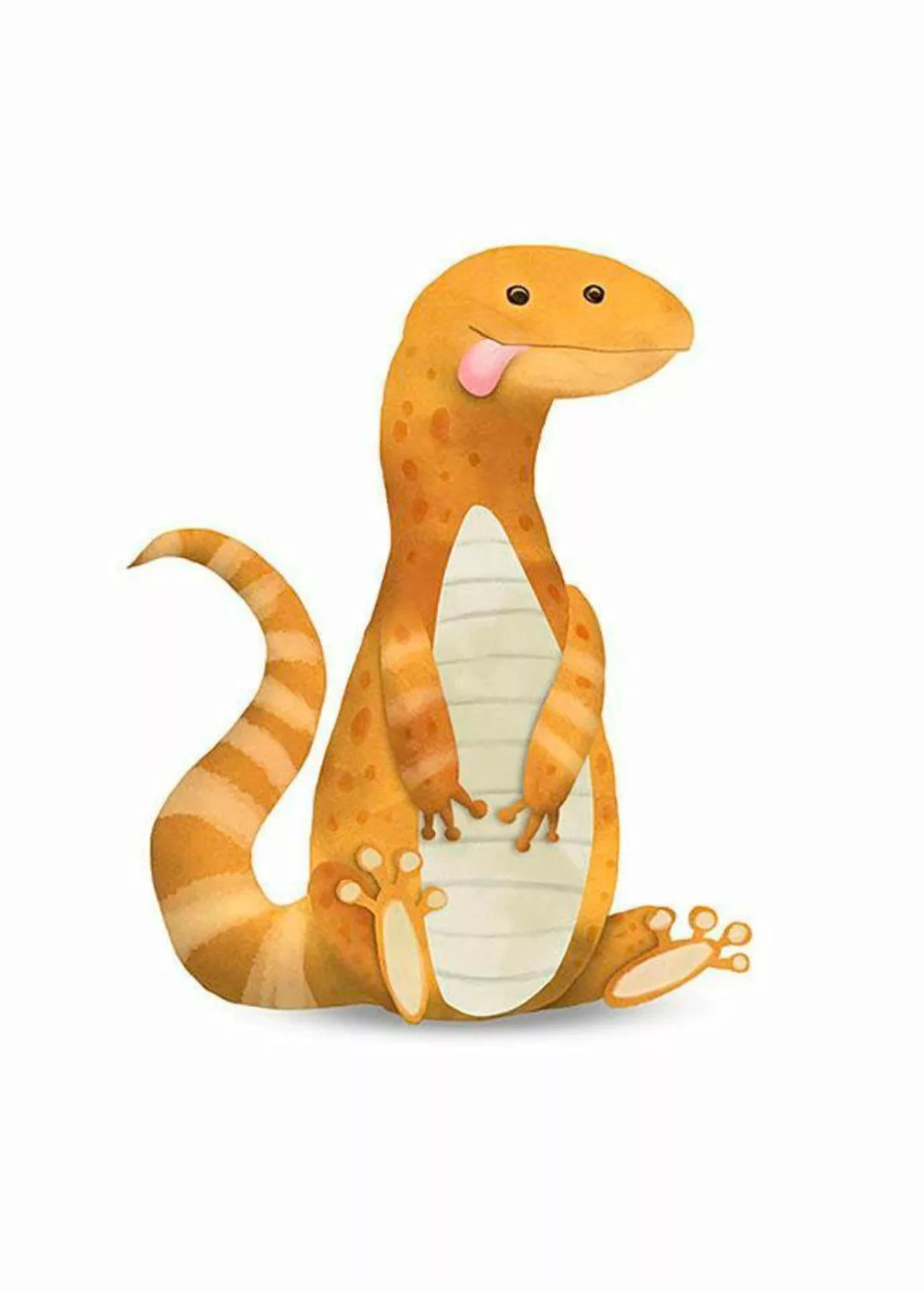 Komar Poster "Cute Animal Lizard", Tiere, (1 St.), Kinderzimmer, Schlafzimm günstig online kaufen