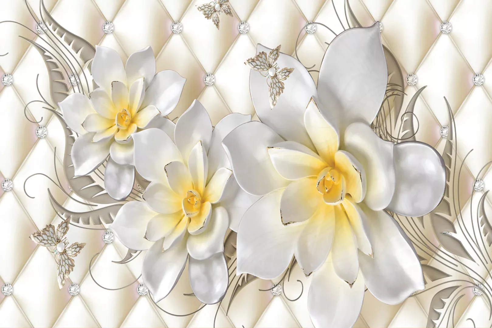 queence Leinwandbild "Mimi", Blumen-Blumenbilder, (1 St.), Orchidee, Orchid günstig online kaufen