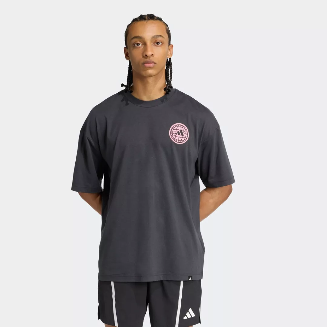 adidas Performance T-Shirt "GFX TEE GLOB Q3" günstig online kaufen