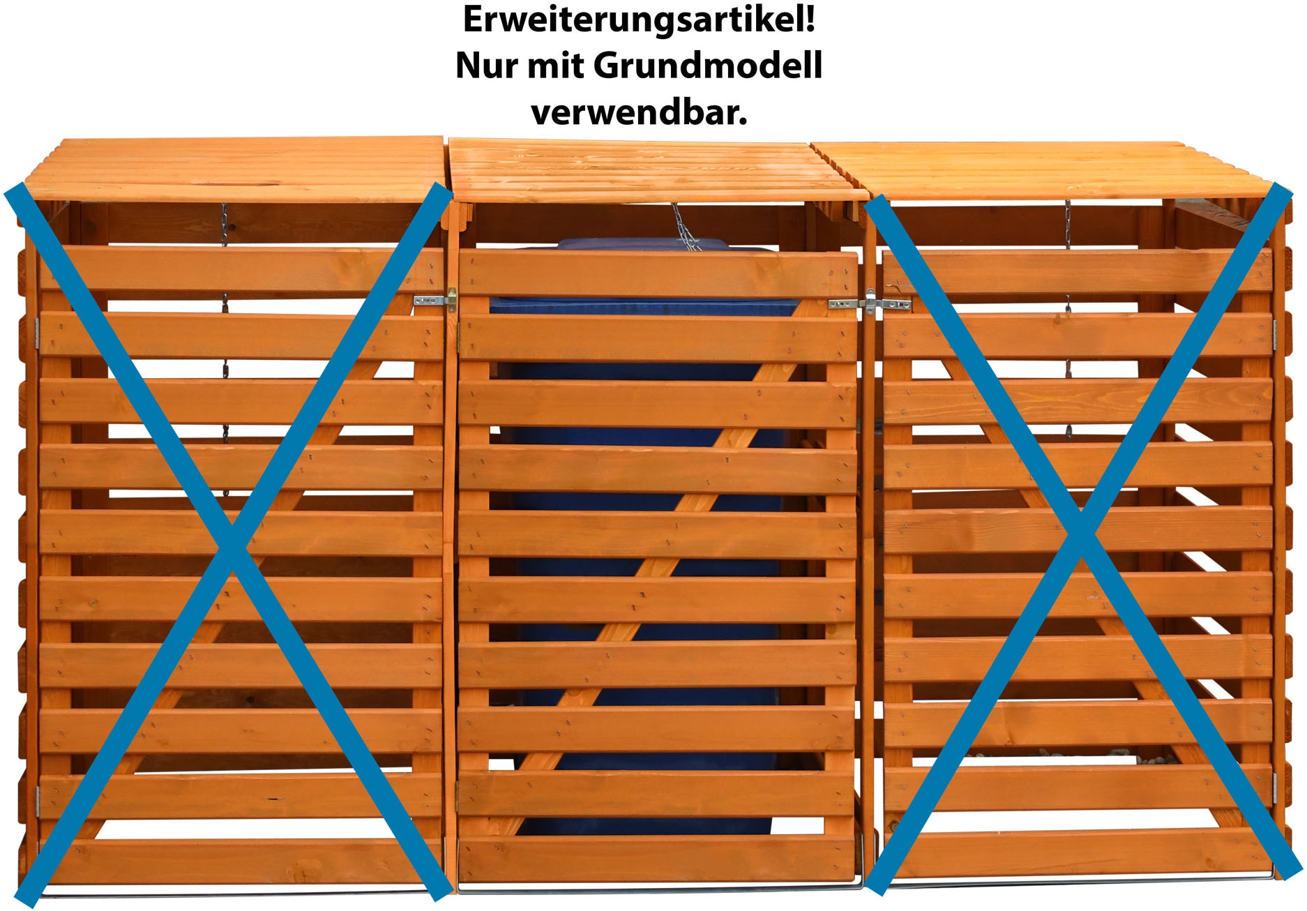 promadino Mülltonnenbox "Vario V Erweiterung", besonders robust aus ökologi günstig online kaufen