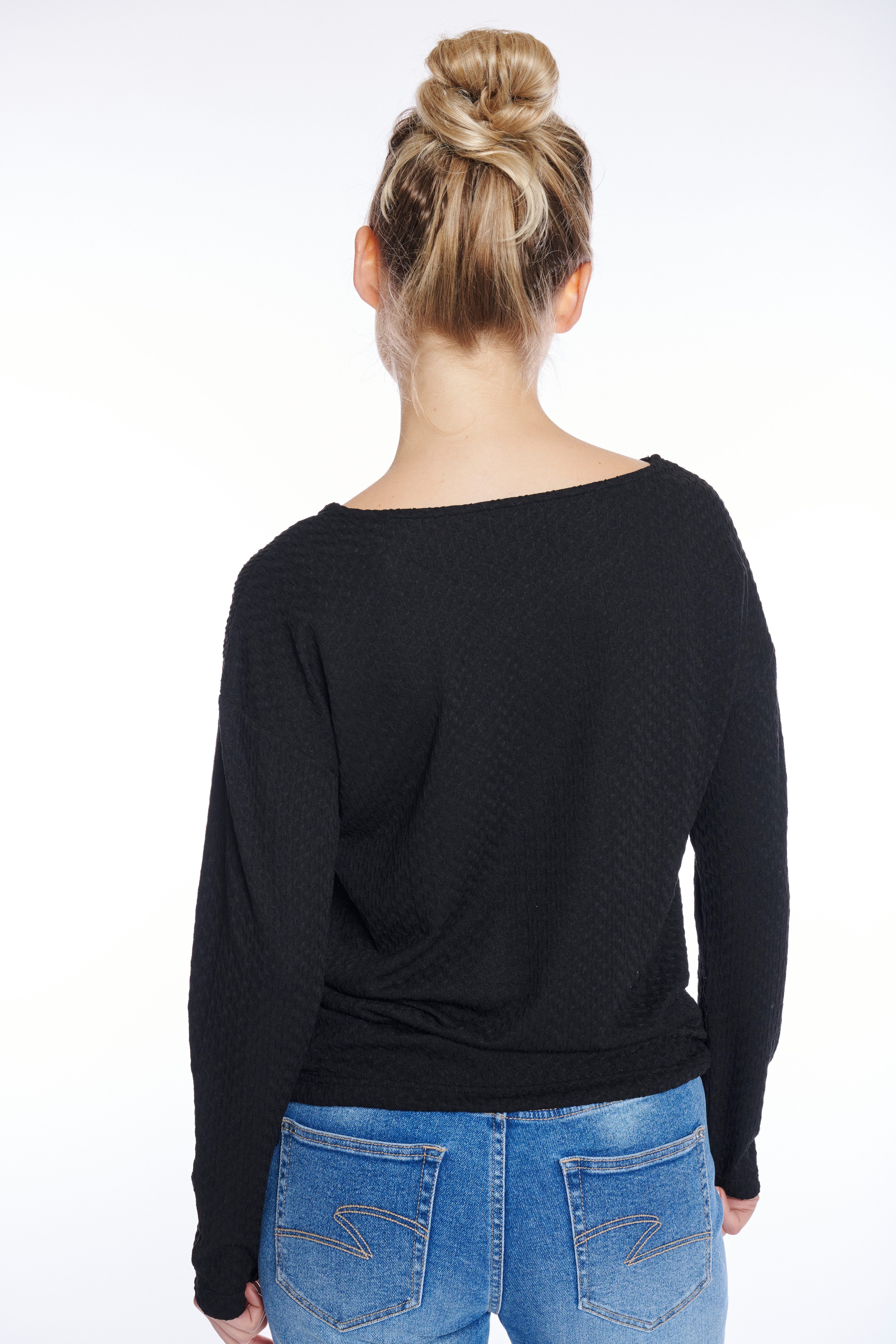 ZABAIONE Langarmshirt Do44natella aus Strukturware günstig online kaufen